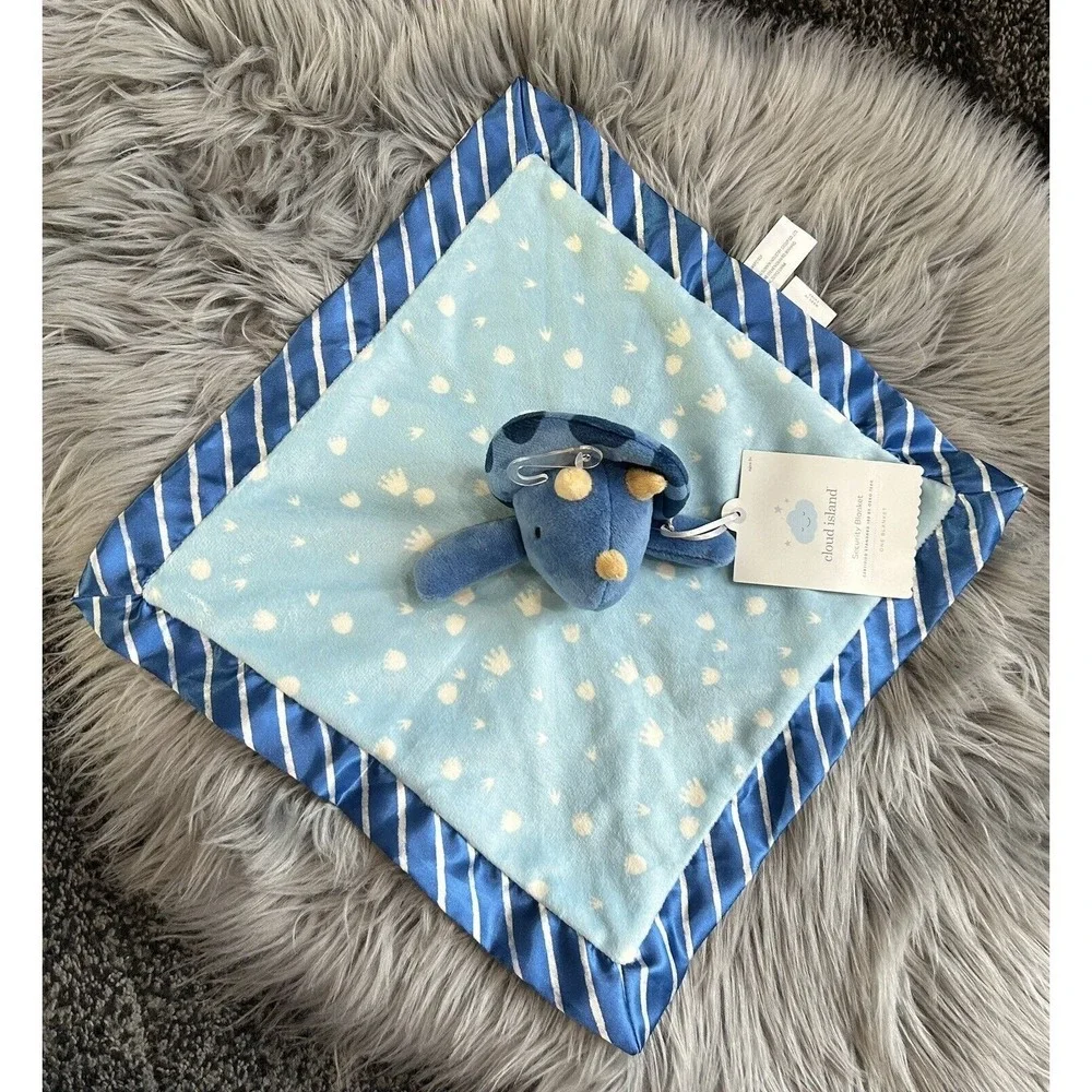 Cloud‎ Island Lovey Dinosaur Security Blanket Soother Target Satin Trim
